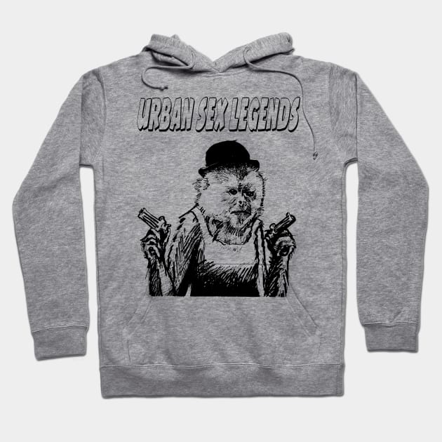 Urban Sex Legends -Mr. Twinkles Two Guns Hoodie by The Taoist Chainsaw